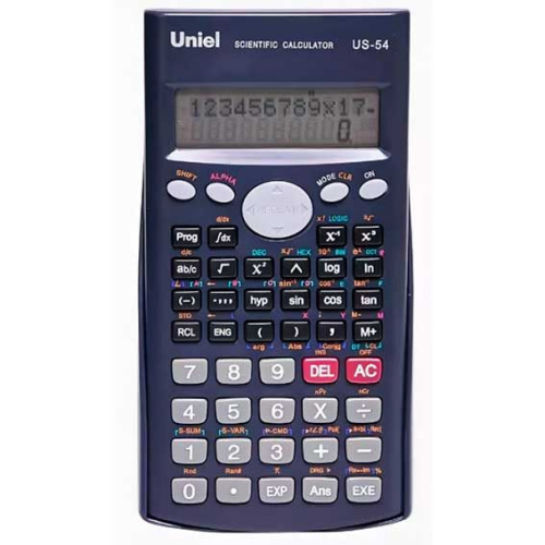 Калькулятор науч. 10+2разр. Uniel US-54 162*84*18мм,279функций