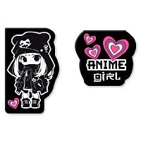 Закладки магнитные deVENTE "Anime Girl" 8065412 (2шт) блист.