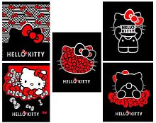 Тетрадь 48л. (клетка) CENTRUM "Hello Kitty бант" 74334 софт-тач,фольгаасс.