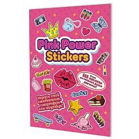 Наклейки КОНТЭНТ "Pink power stickers" 978-5-00141-604-3 обл.фуксия,А5,20стр.