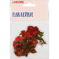 Набор наклеек д/творчества deVENTE "Red flowers" 8002222 от 2*6см до 5*6см,ПВХ,асс.