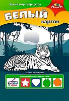 Картон белый А4  5л. АППЛИКА "Белый тигр" С2462-15